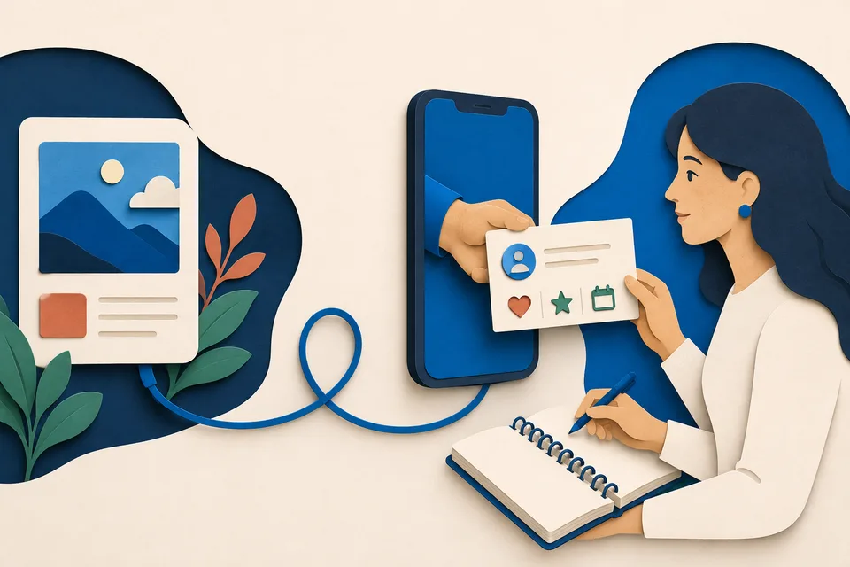 Uma ficha com interesse e agenda passa do celular à atendente, ligada à publicação por um fio.